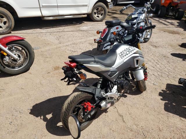 MLHJC6110H5201169 - 2017 HONDA GROM 125 GRAY photo 4