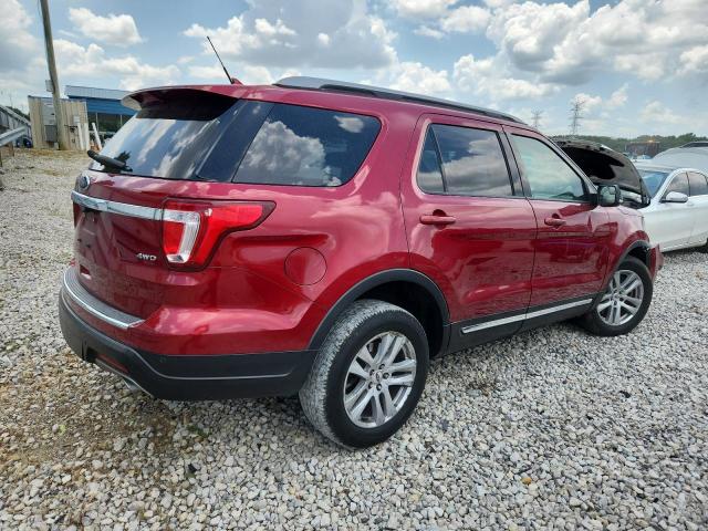 1FM5K8D84JGC51848 - 2018 FORD EXPLORER XLT Rojo foto 3