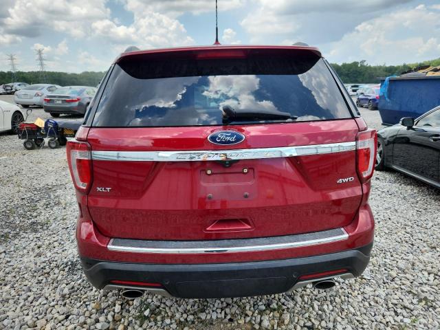 1FM5K8D84JGC51848 - 2018 FORD EXPLORER XLT Rojo foto 6