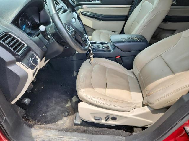 1FM5K8D84JGC51848 - 2018 FORD EXPLORER XLT Rojo foto 7