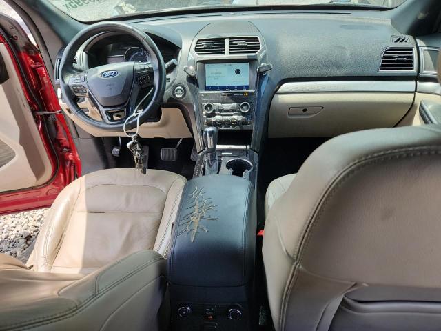 1FM5K8D84JGC51848 - 2018 FORD EXPLORER XLT Rojo foto 8