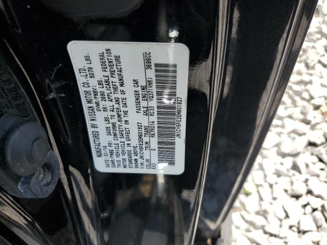 JN1CV6FE2EM901927 - 2014 INFINITI Q60 BASE BLACK photo 12