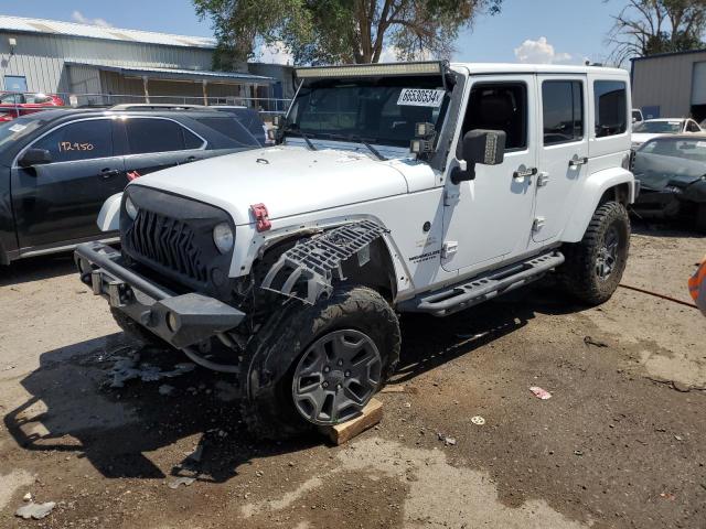 1C4HJWEG3FL689323 - 2015 JEEP WRANGLER U SAHARA WHITE photo 1