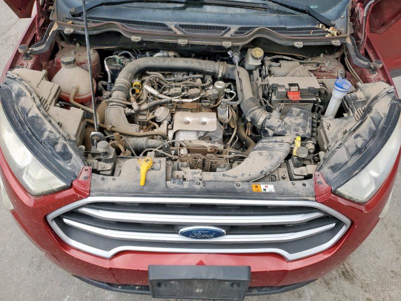 MAJ3S2GE4KC280405 - 2019 FORD ECOSPORT SE Марун фото 12