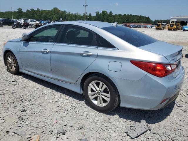 5NPEB4AC3EH860601 - 2014 HYUNDAI SONATA GLS BLUE photo 2