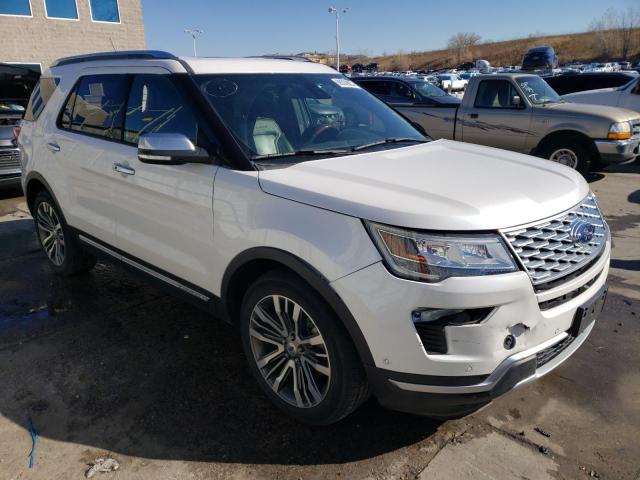 1FM5K8HT9JGB17786 - 2018 FORD EXPLORER PLATINUM WHITE photo 4