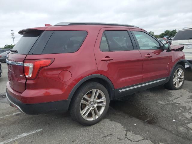 1FM5K8D83HGA73005 - 2017 FORD EXPLORER XLT RED photo 3