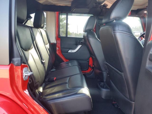 1C4BJWEG2FL511991 - 2015 JEEP WRANGLER U SAHARA RED photo 10