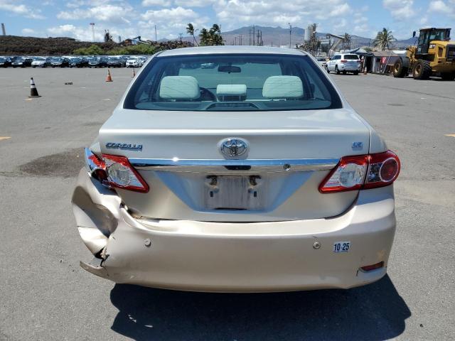 2T1BU4EE1DC040236 - 2013 TOYOTA COROLLA BASE GOLD photo 6