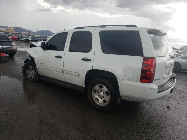 1GNFK13009R290374 - 2009 CHEVROLET TAHOE K1500 LS WHITE photo 2