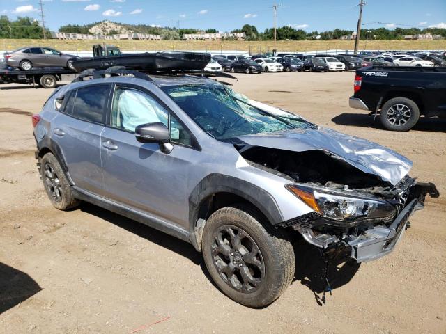 JF2GTHSC1MH681628 - 2021 SUBARU CROSSTREK SPORT SILVER photo 4