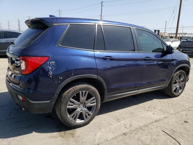 5FNYF8H5XLB015465 - 2020 HONDA PASSPORT EXL ლურჯი ფოტო 3