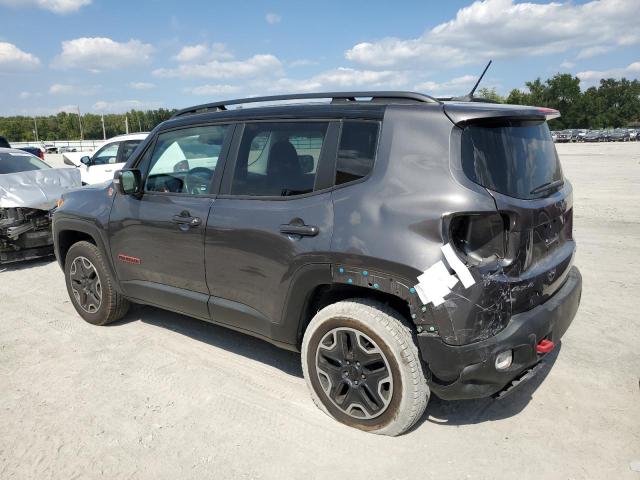 ZACCJBCB3HPE51416 - 2017 JEEP RENEGADE TRAILHAWK CHARCOAL photo 2