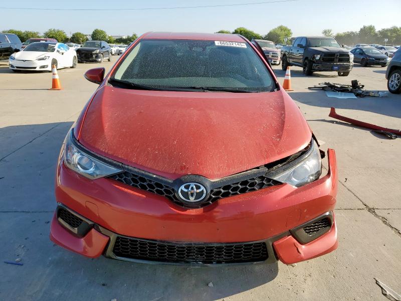 JTNKARJE8JJ560750 - 2018 TOYOTA COROLLA IM RED photo 5