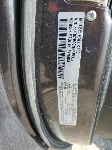 2C4RC1BG8MR535359 - 2021 CHRYSLER PACIFICA TOURING L GRAY photo 13