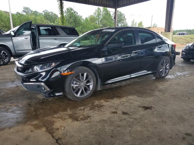 19XFC1F77ME001722 - 2021 HONDA CIVIC EXL შავი ფოტო 1