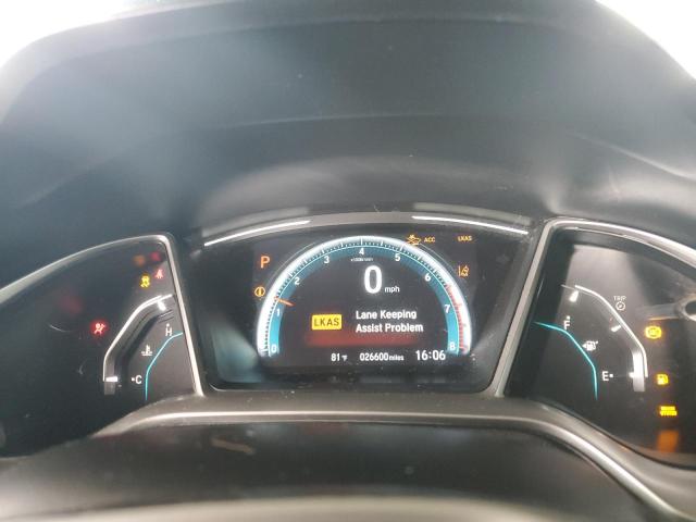 19XFC1F77ME001722 - 2021 HONDA CIVIC EXL შავი ფოტო 9