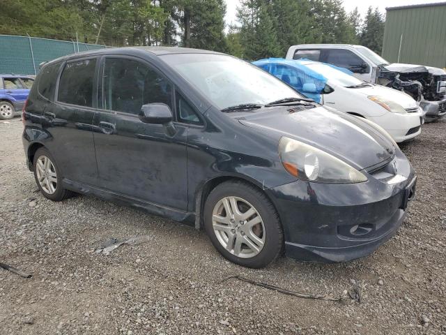 JHMGD37697S055932 - 2007 HONDA FIT S 黑色 照片 4