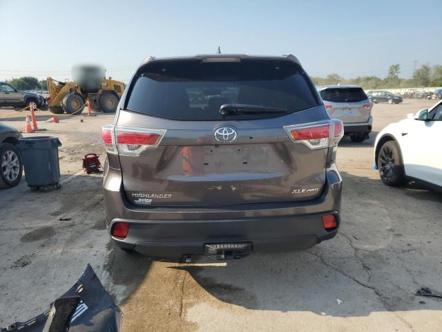 5TDJKRFH1FS194334 - 2015 TOYOTA HIGHLANDER XLE Boz foto 6