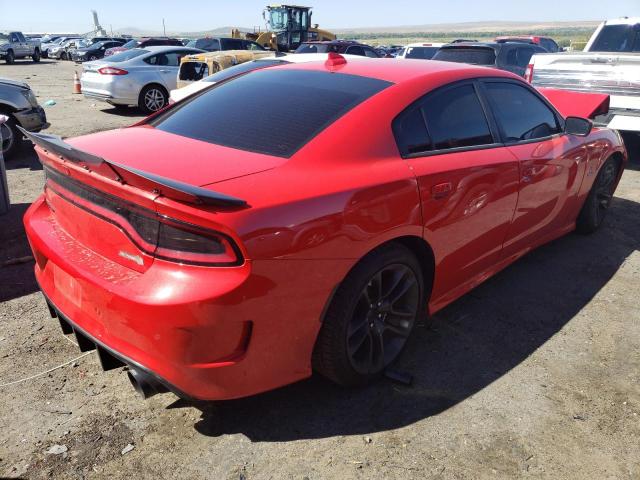 2C3CDXGJ4LH241024 - 2020 DODGE CHARGER SCAT PACK RED photo 3
