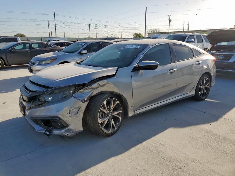 2HGFC2F85KH602404 - 2019 HONDA CIVIC SPORT SILVER photo 1