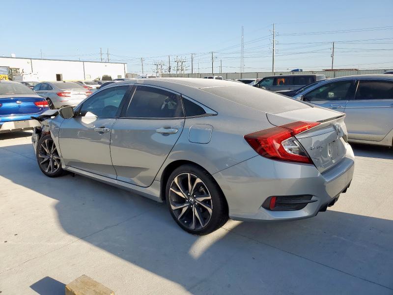 2HGFC2F85KH602404 - 2019 HONDA CIVIC SPORT SILVER photo 2