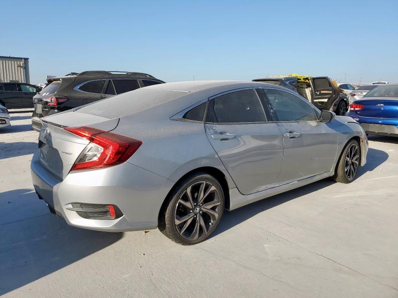 2HGFC2F85KH602404 - 2019 HONDA CIVIC SPORT SILVER photo 3