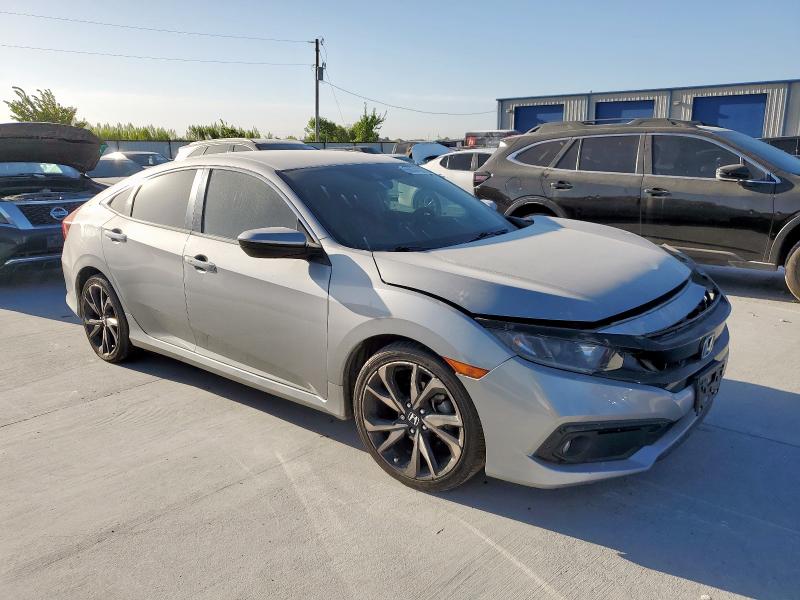 2HGFC2F85KH602404 - 2019 HONDA CIVIC SPORT SILVER photo 4