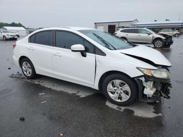 19XFB2F50EE019892 - 2014 HONDA CIVIC LX WHITE photo 4