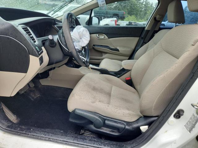 19XFB2F50EE019892 - 2014 HONDA CIVIC LX WHITE photo 7