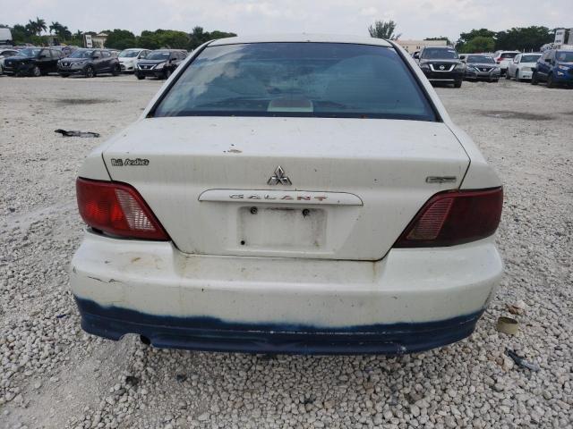 4A3AA46G13E086355 - 2003 MITSUBISHI GALANT ES WHITE photo 6