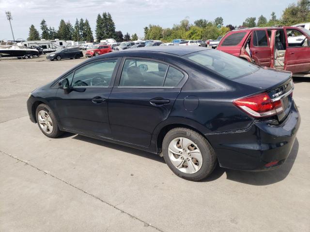 19XFB2F58DE287927 - 2013 HONDA CIVIC LX BLACK photo 2