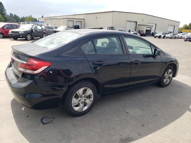 19XFB2F58DE287927 - 2013 HONDA CIVIC LX BLACK photo 3