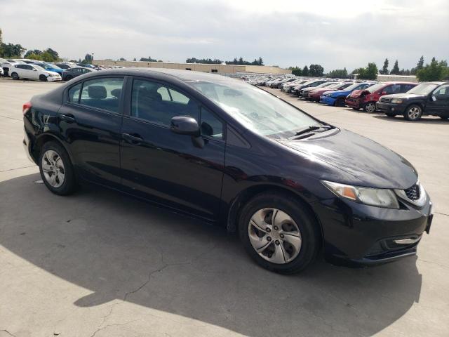 19XFB2F58DE287927 - 2013 HONDA CIVIC LX BLACK photo 4