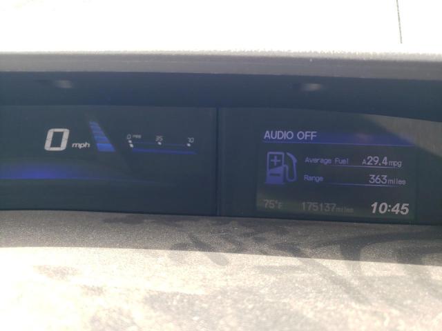 19XFB2F58DE287927 - 2013 HONDA CIVIC LX BLACK photo 9