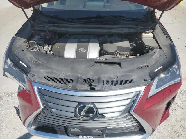 2T2BZMCA6GC008674 - 2016 LEXUS RX 350 BASE MAROON photo 12