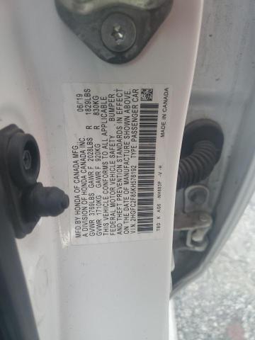 2HGFC2F85KH576192 - 2019 HONDA CIVIC SPORT Blanc photo 13