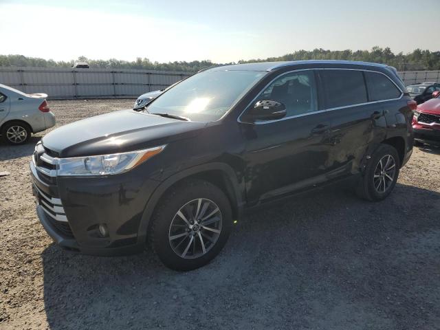 5TDKZRFH5KS560449 - 2019 TOYOTA HIGHLANDER SE BLACK photo 1