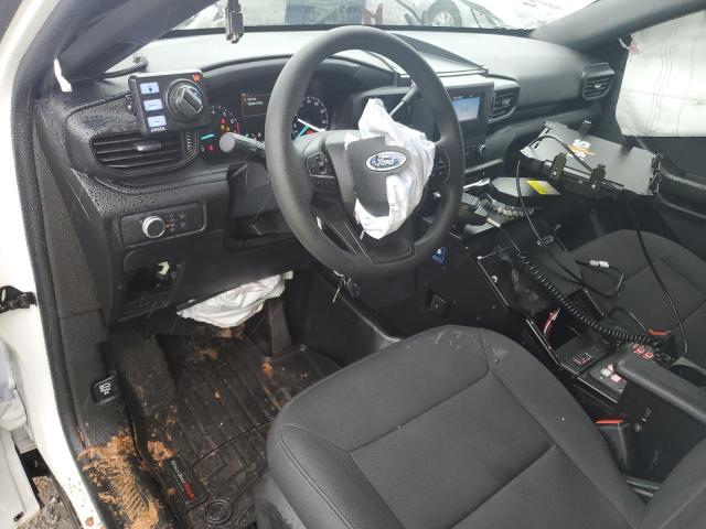 1FM5K8AB9NGA29621 - 2022 FORD EXPLORER POLICE INTERCEPTOR 白色 照片 8