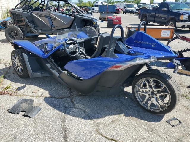 57XAAPHD5N8150753 - 2022 POLARIS SLINGSHOT SL BLUE photo 3