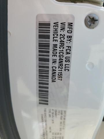 2C4RC1CG4NR211597 - 2022 CHRYSLER VOYAGER LX 白色 照片 13