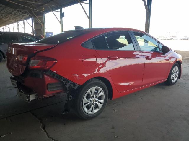 1G1BJ5SM6K7104658 - 2019 CHEVROLET CRUZE RED photo 3