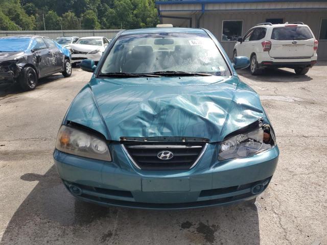 KMHDN46D06U286711 - 2006 HYUNDAI ELANTRA GLS TEAL photo 5