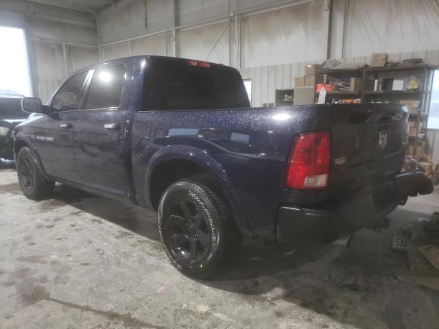 1C6RD7NT2CS263887 - 2012 DODGE RAM 1500 LARAMIE BLUE photo 3