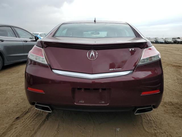 19UUA9F53DA002431 - 2013 ACURA TL TECH MAROON photo 6