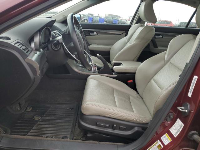 19UUA9F53DA002431 - 2013 ACURA TL TECH MAROON photo 7