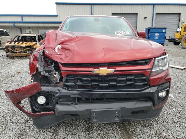 1GCGTBEN2M1154831 - 2021 CHEVROLET COLORADO BURGUNDY photo 5