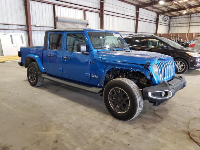 1C6HJTFG4NL177329 - 2022 JEEP GLADIATOR OVERLAND BLUE photo 4