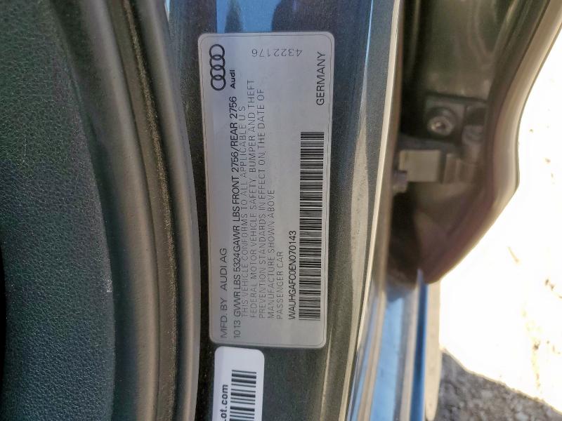 WAUHGAFC0EN070143 - 2014 AUDI A6 PRESTIGE Գրաֆիտ լուսանկար 13