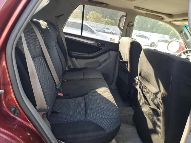 JTEBT14R468034723 - 2006 TOYOTA 4RUNNER SR5 RED photo 10